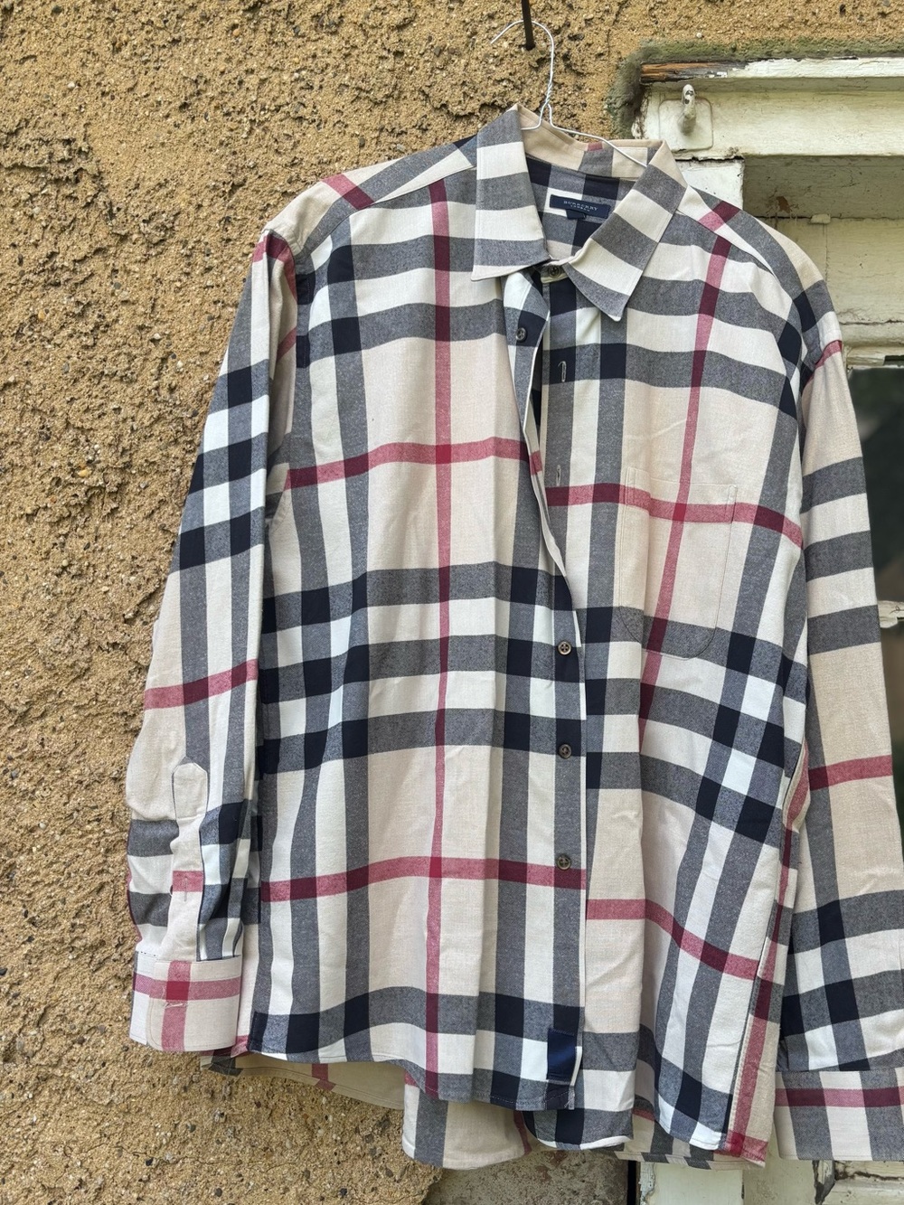 Burberry button down shirt